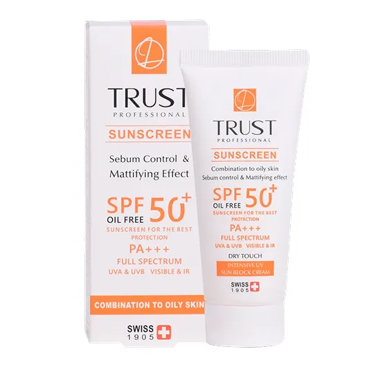 کرم ضد آفتاب بیرنگ SPF 50 مناسب پوست مختلط تا چرب